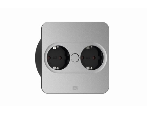 Bachmann 946.101 gniazdko elektryczne 2 x Type F Stal nierdzewna