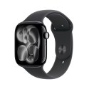 Apple Watch Series 11 OLED 46 mm Cyfrowy 416 x 496 px Ekran dotykowy 5G Czarny Wi-Fi GPS