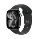 Apple Watch Series 11 OLED 46 mm Cyfrowy 416 x 496 px Ekran dotykowy 5G Czarny Wi-Fi GPS