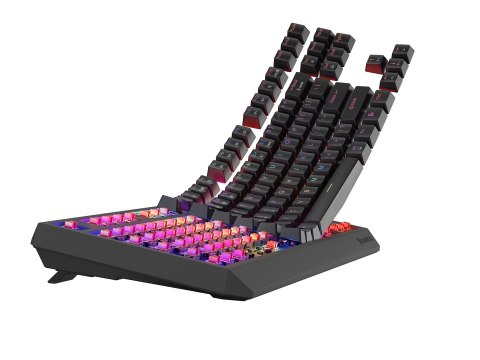 Klawiatura Genesis Thor 230 TKL NKG-2106 Wless (RapidSpeed Wireless, BT, USB) Standardowy (US) Czarna