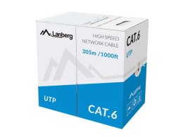 Lanberg LCU6-11CU-0305-S kabel sieciowy Szary 305 m Cat. 5/5e F/UTP (UTP)