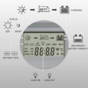 Solarny regulator ładowania MPPT Qoltec 53665 z czujnikiem temperatury 60A |12V / 24V | LCD | Bluetooth | APP | GEL | LiFePO4