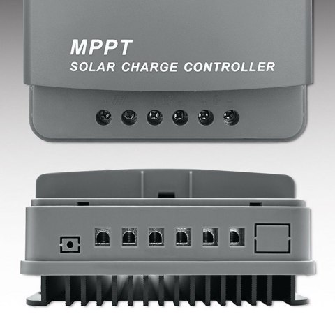 Solarny regulator ładowania MPPT Qoltec 53665 z czujnikiem temperatury 60A |12V / 24V | LCD | Bluetooth | APP | GEL | LiFePO4