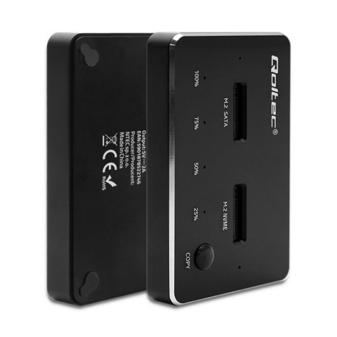 Stacja dokująca dysków SSD M.2 NVMe SATA USB-C DUAL 2 x 2TB