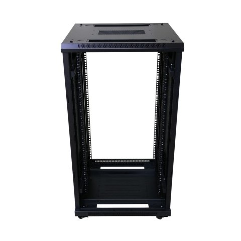 Szafa rack 22U 600x600 Czarna stojąca