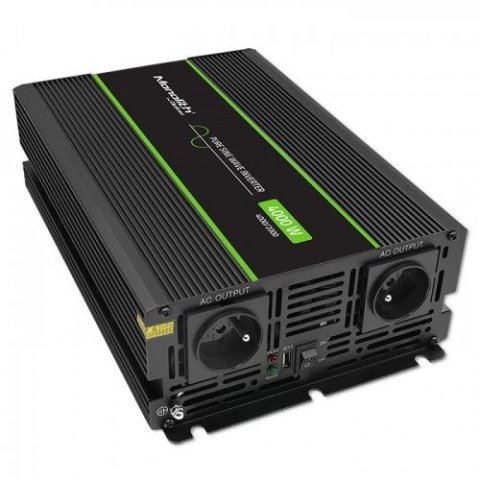 Adapter zasilający/inwentor Qoltec Monolith 4000 W czarny