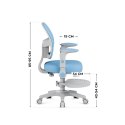 Fotel obrotowy Junior 5.0 Blue