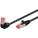 Goobay | CAT 6 | Kabel krosowy | SFTP, PiMF | Męski | RJ-45 | Męski | RJ-45 | Czarny | 2 m