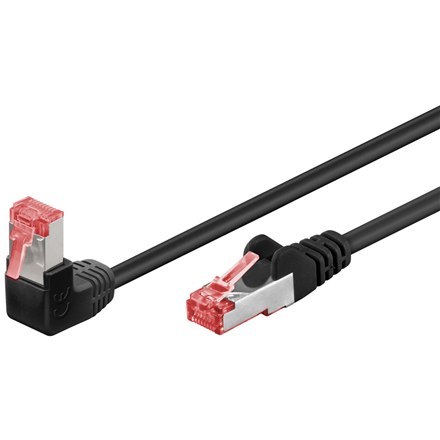 Goobay | CAT 6 | Kabel krosowy | SFTP, PiMF | Męski | RJ-45 | Męski | RJ-45 | Czarny | 2 m