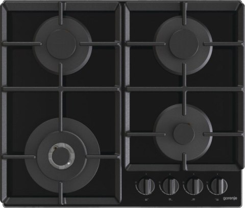Płyta gazowa Gorenje GTW641EB 60 cm | 4 palniki | ruszty żeliwne | zapłon elektryczny | czarny