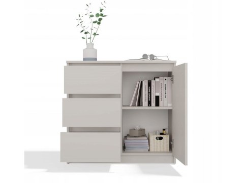 KOMODA 1 DRZWI 3 SZUFLADY KASZMIR KOMPLET