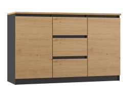 KOMODA 2 DRZWI 3 SZUFLADY ANT/ART BLAT ARTISAN KPL