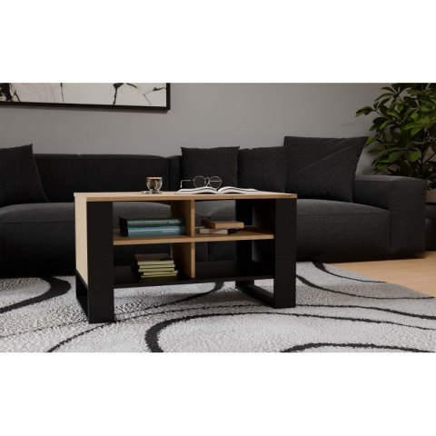 STOLIK KAWOWY MODERN 4P SLIM ARTISAN NOGA CZARNA