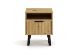 STOLIK NOCNY SCANDI 1S SLIM DĄB ARTISAN