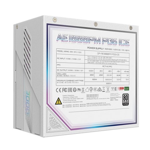 Zasilacz Gigabyte Aorus Elite Platinum ATX 3.1 1000W White