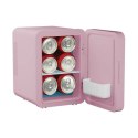 Mini lodówka z lusterkiem do makijażu LED ELLE 4L fioletowa