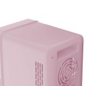 Mini lodówka z lusterkiem do makijażu LED ELLE 4L fioletowa