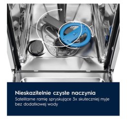 Zmywarka do zabudowy 45 cm ELECTROLUX EES48401L | klasa C | 10 kpl | AirDry | SatelliteClean