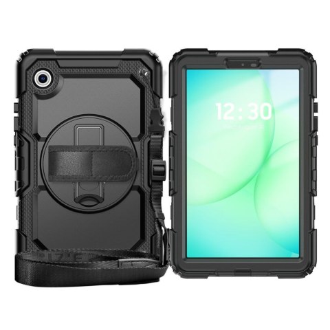 Etui z podstawką na Samsung Galaxy Tab A9 / A11 8.7 X110 / X115 / X133 / X135 Solid - czarne