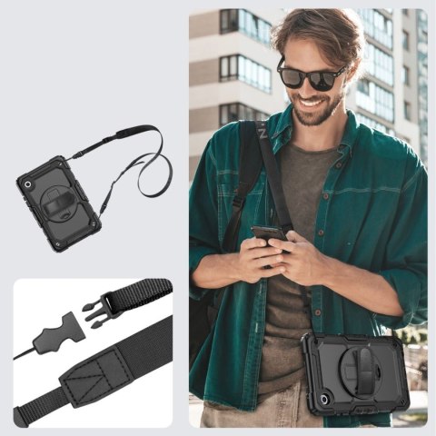 Etui z podstawką na Samsung Galaxy Tab A9 / A11 8.7 X110 / X115 / X133 / X135 Solid - czarne