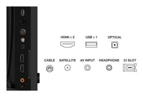 Telewizor TCL 32S59K QLED 32'' Full HD Android TV Dolby Digital Plus DVB-T2 Metaliczny