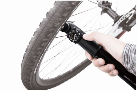Pompka ręczna TOPEAK Mountain DA G, dual action , manometr