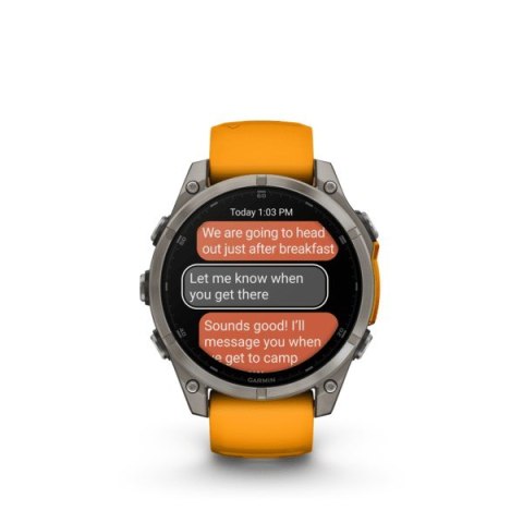 Zegarek Garmin Fenix 8 Sapphire Titan, 47mm AMOLED Graphite