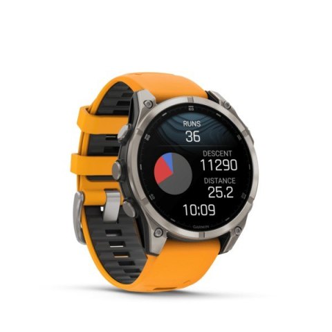 Zegarek Garmin Fenix 8 Sapphire Titan, 47mm AMOLED Graphite