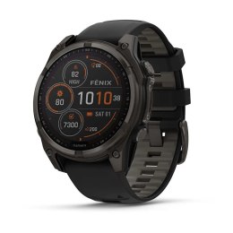 Zegarek Garmin Fenix 8 Solar Sapphire Titanium, 47mm Carbon Grey