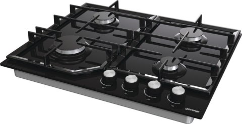 Płyta gazowa Gorenje GT641KB 60 cm | 4 palniki | ruszty żeliwne | zapłon elektryczny | czarny