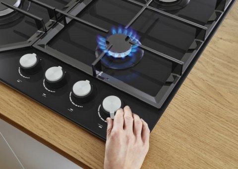 Płyta gazowa Gorenje GT641KB 60 cm | 4 palniki | ruszty żeliwne | zapłon elektryczny | czarny