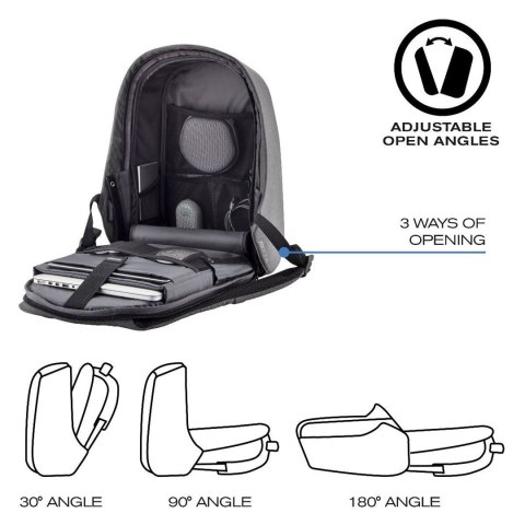 XD DESIGN PLECAK ANTYKRADZIEŻOWY BOBBY HERO SMALL SZARY P705.702
