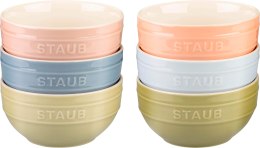 Zestaw 6 misek STAUB SERVING 14 cm, wielokolorowe (1029319)