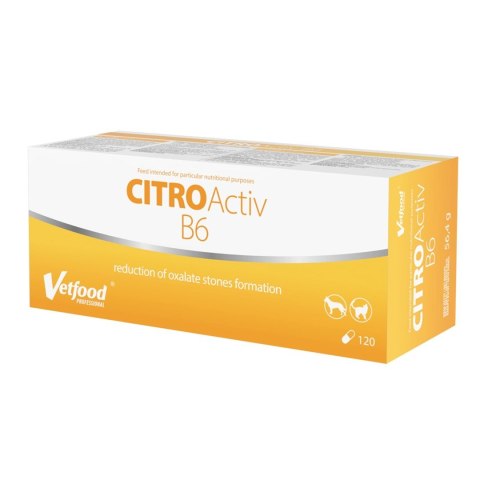VetFood CitroActiv B6 pies i kot 120 kapsułek