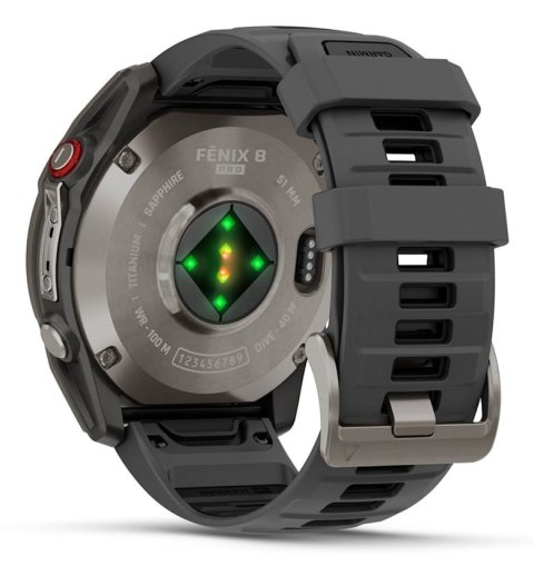 Garmin Fenix 8 Pro 51mm AMOLED Sapphire Titanium