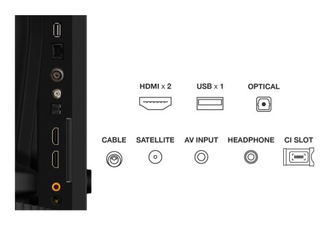 Telewizor TCL 40S5K QLED 40" Full HD Android TV Dolby Digital Plus DVB-T2 Czarny