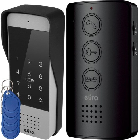 Domofon EURA ADP-34A3 w kolorze czarnym