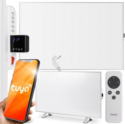 Panel grzewczy Cronos Synthelith Pro CRP-500TWP 500W szary z Wi-Fi i pilotem