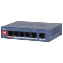 Dahua Technology CS4006-4ET2GT-60 przełącznik sieciowy Zarządzany L2 Gigabit Ethernet (10/100/1000) Obsługa PoE Niebieski