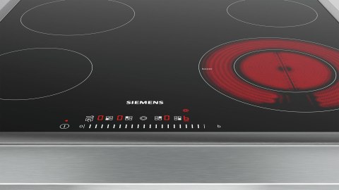 Płyta ceramiczna SIEMENS ET645FFN1E iQ300 58 cm | 4 pola | wskaźnik ciepła resztkowego | timer | czarny