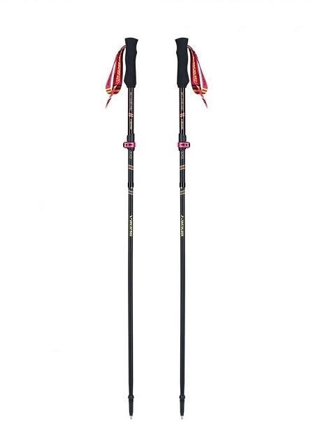 Kije trekkingowe składane VIKING Kettera Pro Lady Trekking 37-125cm, różowe