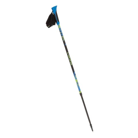 Kije trekkingowe VIKING Ruten Pro Nordic Walking 83-135cm, niebiesko-limonkowe