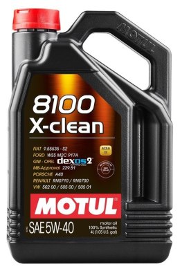 ENGINE OIL MOTUL 8100X-CLEAN 5W40 4L