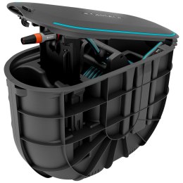 Gardena 18650-20 zwijadło ogrodowe Skrzynka bębnowa Automatyczny Czarny