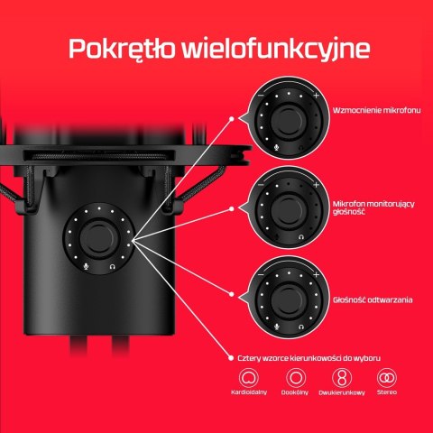 HyperX QuadCast 2 - mikrofon USB (czarny)