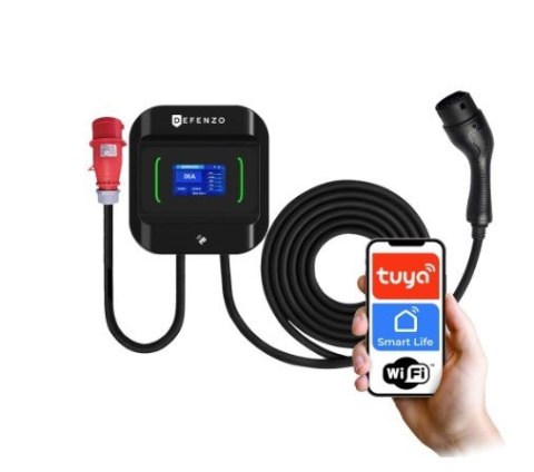 DEFENZO ŁADOWARKA DO SAMOCHODÓW ELEKTRYCZNYCH WALLBOX PRO AC22 SMART