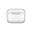 Etui do słuchawek AirPods Pro 3 Titan Pro Mag Case Clear - białe