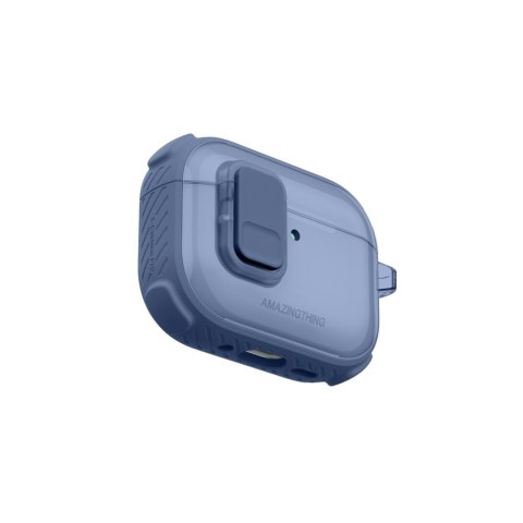 Etui do słuchawek AirPods Pro 3 Titan Pro Mag Case Clear - niebieskie