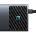 HUB adapter rozdzielacz 10w1 HDMI USB-A USB-C RJ45 SD TF - szary