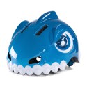 Kask rowerowy dziecięcy 52-56 cm - niebieski dinozaur